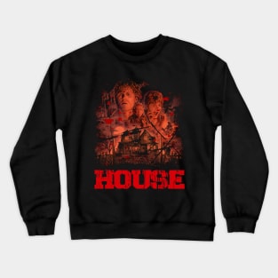 Step Inside The Haunted House Vintage Film Tribute T-Shirt Crewneck Sweatshirt